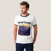 T-shirt Coucher de soleil du Grand Canyon (Devant entier)