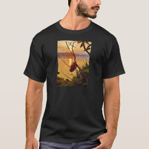T-shirt Coucher de soleil du lac Pinecone