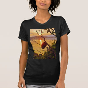 T-shirt Coucher de soleil du lac Pinecone