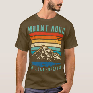 T-shirt Coucher de soleil du mont Hood Portland