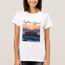 Coucher de soleil et signature du château de Papho