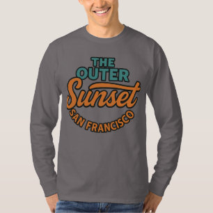 T-shirt Coucher de soleil extérieur