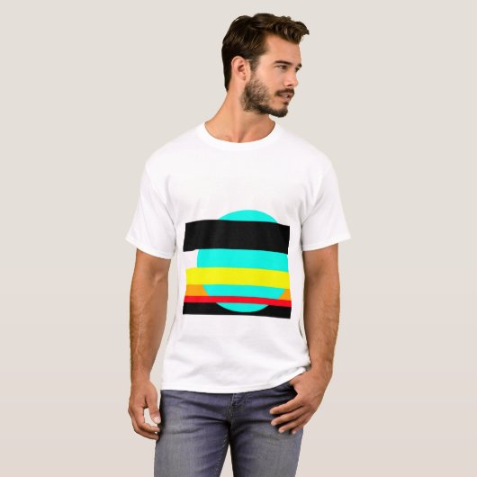 T-shirt Coucher de soleil martien (Devant entier)