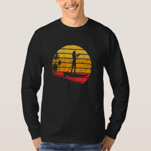 T-shirt Coucher De Soleil Monter Paddle Board Sup Sports n