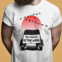Coucher de soleil Oldtimer 2CV - Le voyage est le