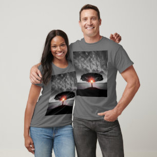 T-shirt Coucher de soleil pacifique