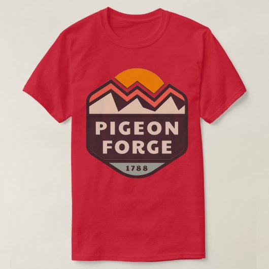 T-shirt Coucher de soleil Pigeon Forge 2 (Design devant)