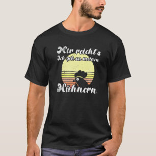 T-shirt Coucher de soleil poulet effronté Geh Zu Meine Hüh
