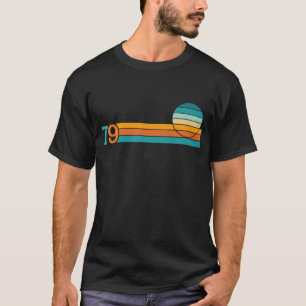 T-shirt Coucher de soleil rétro 79