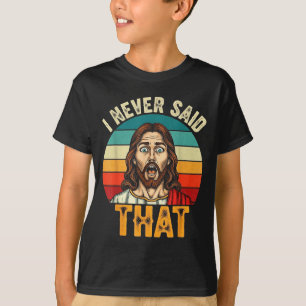 T-shirt Coucher de soleil rétro Je n'ai jamais dit cela Dr