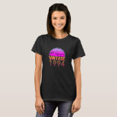 T-shirt Coucher de soleil Rétro-onde Synthwave Vaporwave V (Devant entier)