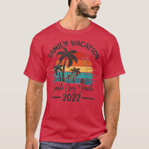 T-shirt Coucher de soleil rétro vacances en famille vintag