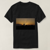 T-shirt Coucher de soleil rocheux (Design devant)