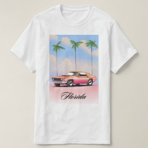 T-shirt Coucher de soleil rose de Floride