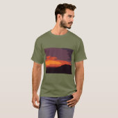 T-shirt Coucher de soleil simplifié (Devant entier)