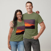 T-shirt Coucher de soleil simplifié (Unisexe)