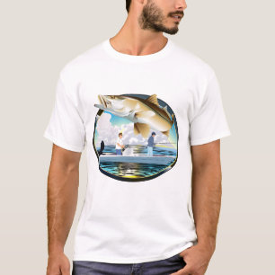 T-shirt Coucher de soleil Snook Fishing