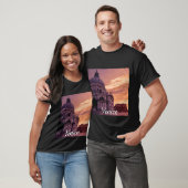 T-shirt Coucher de soleil sur la basilique de Venise (Unisexe)