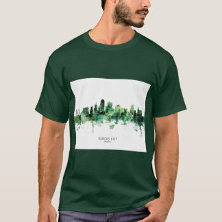T-shirt Coucher de soleil sur la ville de Kansas City Miss