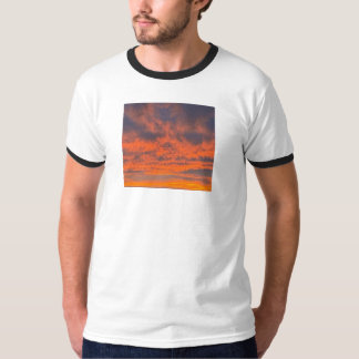 T-shirt Coucher de soleil sur le feu