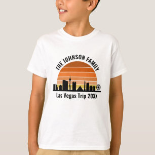 T-shirt Coucher de soleil sur le Strip de Las Vegas Vacanc