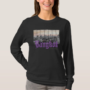 T-shirt Coucher de soleil sur l'horizon de Bangkok BKK Tha