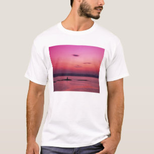 T-shirt Coucher de soleil sur l'île de Skye, depuis Mallai
