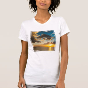 T-shirt Coucher de soleil sur l'océan, Fidji