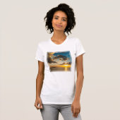 T-shirt Coucher de soleil sur l'océan, Fidji (Devant entier)