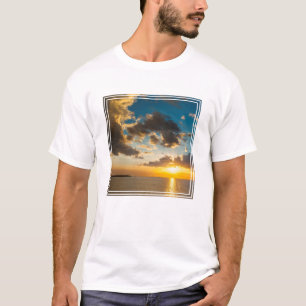 T-shirt Coucher de soleil sur l'océan, Fidji