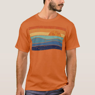 T-shirt Coucher de soleil vintage