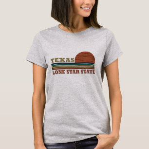 T-shirt Coucher de soleil vintage au Texas