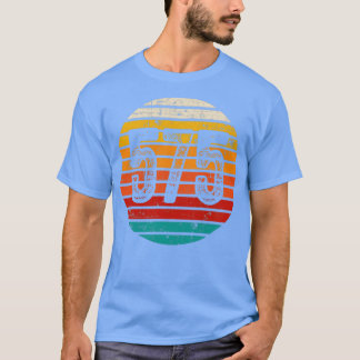T-shirt Coucher de soleil Vintage en détresse 575 Indicati