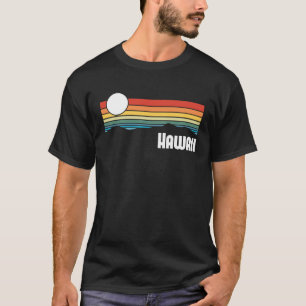 T-shirt Coucher de soleil vintage Hawaï 80s été rétro État