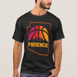 T-shirt Coucher de soleil vintage Phoenix Arizona Retro Cl
