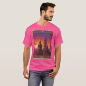 T-shirt Coucher du soleil (Devant entier)
