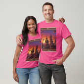 T-shirt Coucher du soleil (Unisexe)