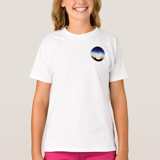 T-shirt Coucher du soleil (Devant)