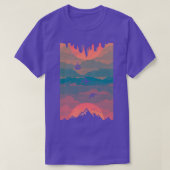 T-shirt Coucher du soleil (Design devant)