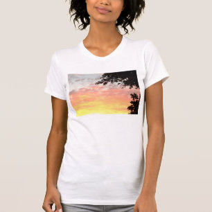 T-shirt Coucher du soleil coloré