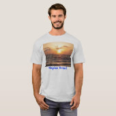 T-shirt Coucher du soleil de Naples (Devant entier)