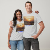 T-shirt Coucher du soleil de Naples (Unisexe)