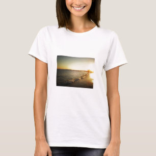 T-shirt Coucher du soleil de plage chez Coney Island,