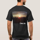 T-shirt Coucher du soleil de plage du Costa Rica (Dos)