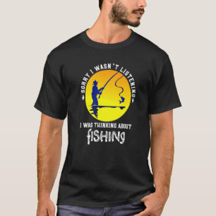 T-shirt Coucher Du Soleil Désolé D'Avoir Écouté Que Je Pen