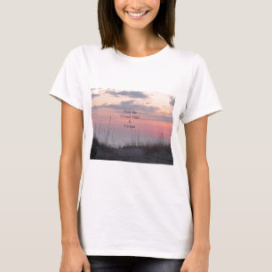 T-shirt Coucher du soleil d'esprit de doyen Spanley Quote