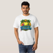 T-shirt Coucher du soleil d'Hawaï (Devant entier)