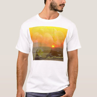 T-shirt Coucher du soleil d'orchidée