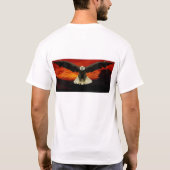 T-shirt Coucher du soleil Eagle (Dos)