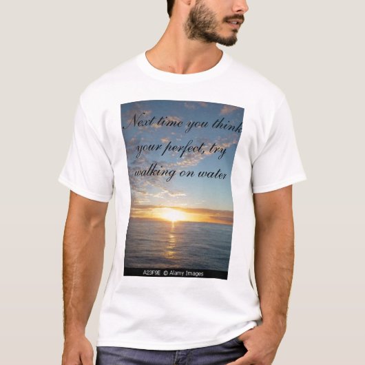 T-shirt coucher du soleil, la fois prochaine vous pensez (Devant)